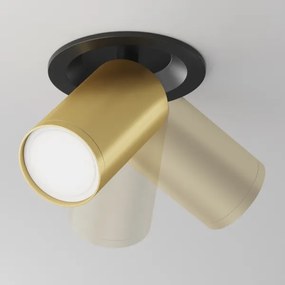 Maytoni C048CL-U-1BMG - Beépíthető spotlámpa FOCUS 1xGU10/10W/230V arany