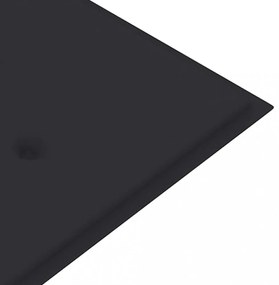 tömör tíkfa rakásolható kerti pad párnával 159 cm