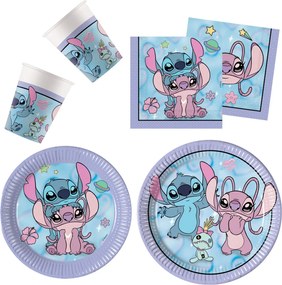 Disney Lilo és Stitch, A csillagkutya Angel Cute party szett 44 db-os