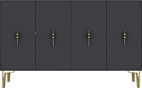 Salkım 120 - Anthracite, Gold