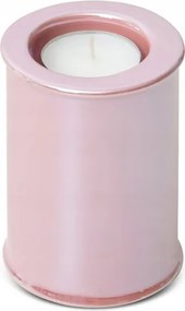 Dekorációs gyertyatartó SIMONA1 7x10 Eurofirany rózsaszín, henger alakú