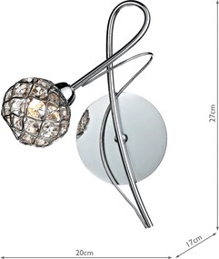 Dar Lighting CIRCA CIR0750 Fali lámpa 1x40W/G9 IP20