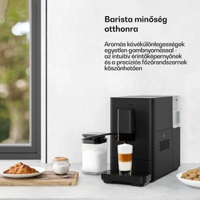 Klarstein Velaire automata kávégép tejtartállyal, 1350 W, 20 bar