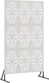 vidaXL Magánszféra Képernyő Szürke 100 x 50 x 180 cm Acél