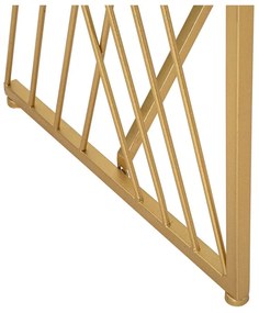 Aranyszínű konzolasztal 40x120 cm Easy – Mauro Ferretti