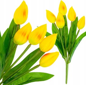 Tulipán csokor tulipán Művirágok élő húsvét gumírozott 5db