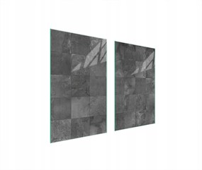 Üveg Tűzhelyvédő Főzőlap 75x52 Szürke Edzett Üveg