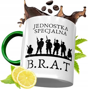 Zöld Bögre Testvérnek Ajándékba, fényképes nyomattal