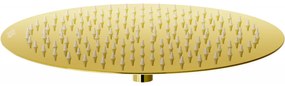 Mexen rozsdamentes acél zuhanyfej kerek 30 cm, arany, 79230-50