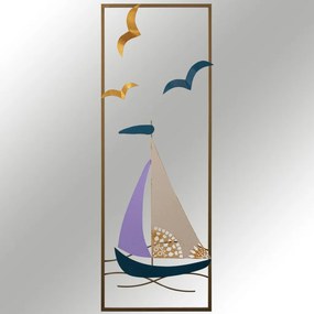 Port fém fali dekoráció, 32×5 cm – TR279ENZ2575