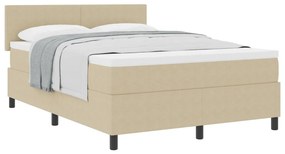 Box Spring Ágy matraccal világos zöld szürke 140x200 cm kordbársony szövet