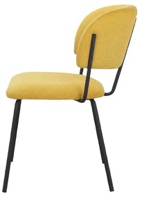 Sárga étkezőszék szett 2 db-os Claudia – Støraa