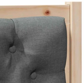 Fejtámla Egyéb barna és sötétszürke 90 cm Tömör fenyőfa