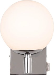 Ezüstszínű fali lámpa ø 14 cm Kula – Trio