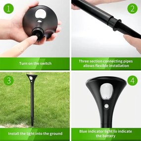 Immax 08502L - LED napelemes lámpa szenzorral LED/1W/3,7V 6000K IP65