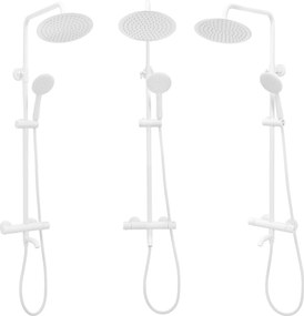 Rea Lungo, zuhanygarnitúra termosztatikus csapteleppel, fehér, REA-P6608