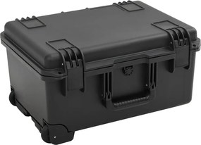 vidaXL fekete PP hordozható repülős tok 55 x 41,5 x 29 cm
