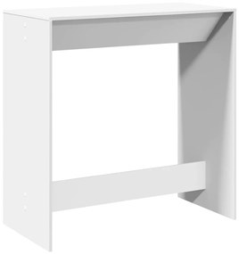 fehér szerelt fa bárasztal 102 x 50 x 103,5 cm