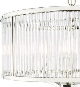 Dar Lighting glamour modern függeszték evelyn polírozott nikkel dareve0338