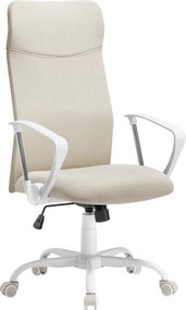 Irodai forgószék szövet huzattal - bézs