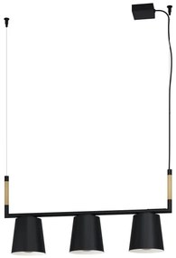 Eglo 43612 - Csillár zsinóron LACEY 3xE27/40W/230V