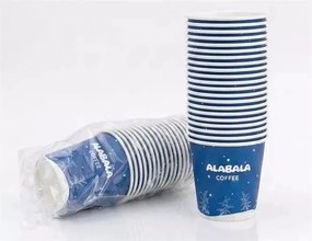 Papírpohár, 1,1 dl, 30 db, Party, mintás (KHMU377)
