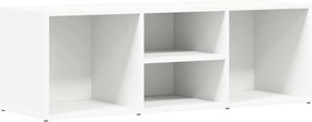 vidaXL fehér szerelt fa cipőtároló pad 105 x 35 x 35 cm