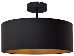 Csillár rúdon ALBA 3xE27/15W/230V fekete/arany