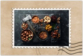 Poszterek 120x80 Szárított dió és péksütemény