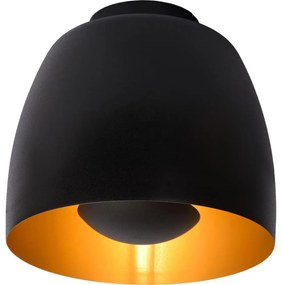 Lucide 30188/01/30 - Mennyezeti lámpa NOLAN 1xE27/60W/230V átm. 24 cm fekete