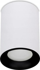 Falra szerelhető mennyezeti lámpatest Tuba Led Fehér Fekete modern spot GU10-hez