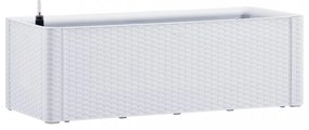 fehér kerti magaságyás önöntöző rendszerrel 100 x 43 x 33 cm