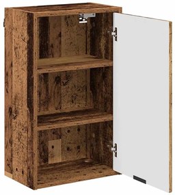 Fürdőszoba Székény tárolóval Régi fa 39 x 23.5 x 65 cm Faanyag