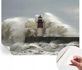 Öntapadós Dekoratív Fotótapéta Hálószobába Tengeri hullámok 312x219 cm