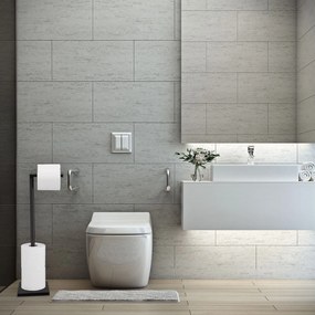 Álló WC papír tartó Black 322744