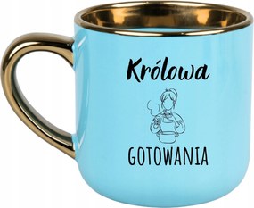 Bögre Kék 400ml Ajándék Vicces Anyák Napja Főzés Királynője