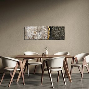 Kép - Fatörzs a kollázsban 2 (órával) (90x30 cm)