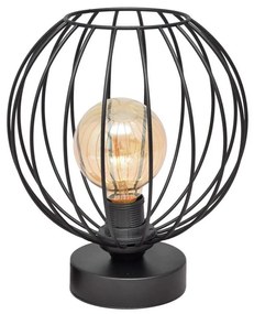 Asztali lámpa MERCURE 1xE27/15W/230V fekete