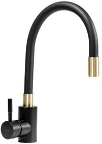 Rea Clever gold black mosogató csaptelep