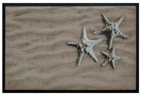 Elemek prémium lábtörlő - tengeri csillagok (Válassz méretet: 100*70)