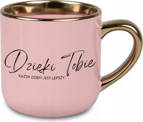 Bögre Nagy Rózsaszín Neked Köszönhetően A Nap Jobb Ajándék A Férj feleségének