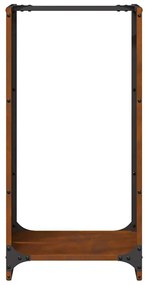 vidaXL tűzifa állvány 40x30x80 cm időjárásálló acélból