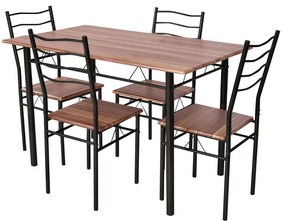 Étkező asztal 4 székkel