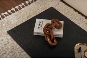 Fekete matt dohányzóasztal 60x119 cm Sabin – Kalune Design