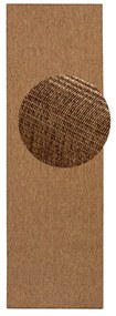 Barna kültéri-beltéri futószőnyeg 80x350 cm Nature – Hanse Home