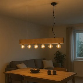 ONLI - Csillár zsinóron ARGO 6xE27/22W/230V bézs