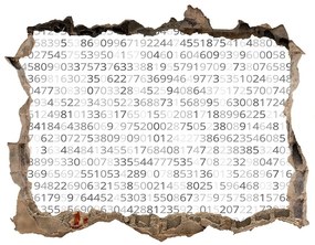 3d-s lyuk vizuális effektusok matrica Bináris kód nd-k-83956134