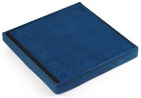 Kék összecsukható puff ZAREX VELVET L