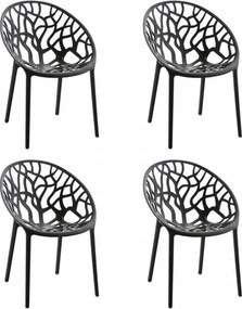 Norton szék Fekete 4 db N