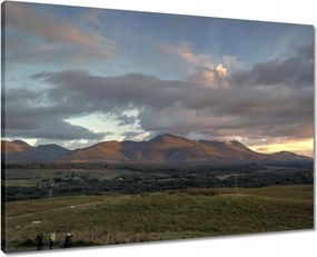 Vászonkép 70x50 Felhők a hegyekben